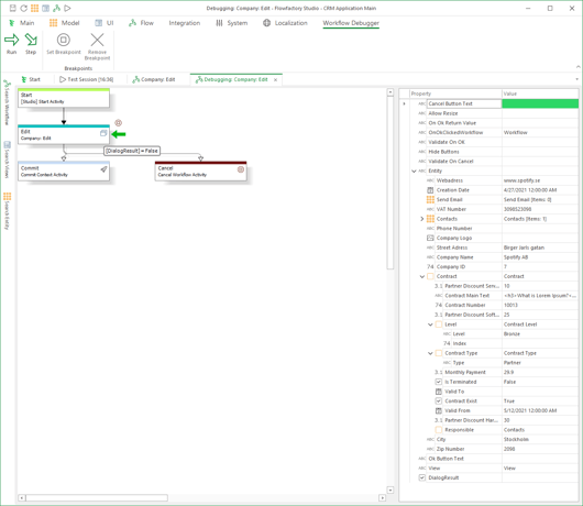 Extended workflow debugger data viewer
