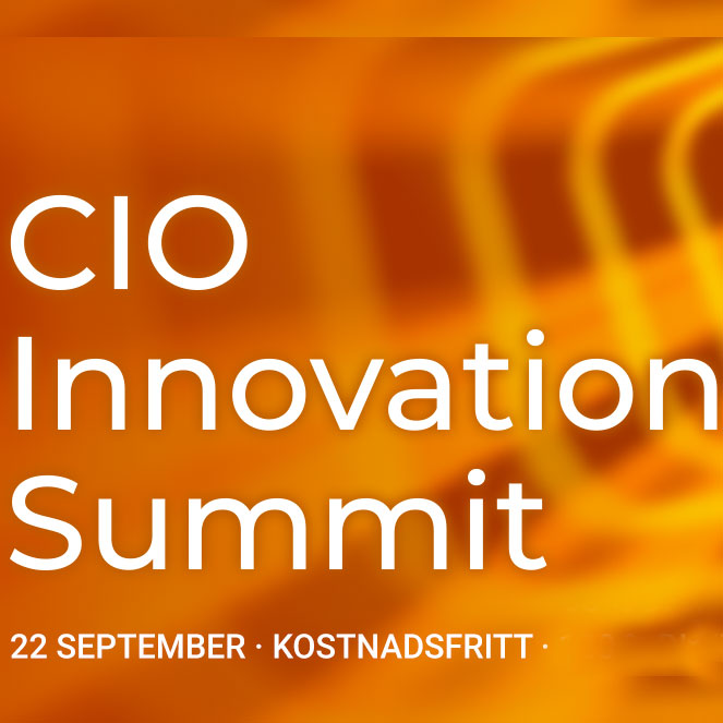 Meet us at the CIO Innovation Summit
