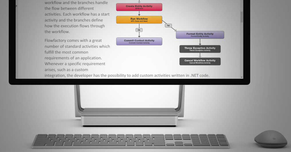 Laptop with flowfactory screenshot